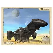 Serenity ISV Cerberus Desert Camp Poster